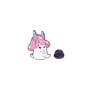 Металлический значок (пин) Sad Rabbit, (11343)