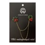 Металлические значки (пины) Gift and Wreath, (12107)