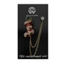 Металлический значок (пин) Christmas Stocking w/ Diamond, (12111)