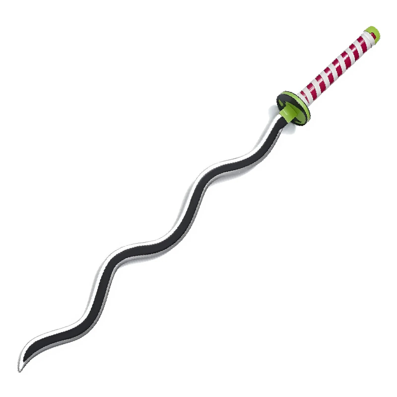 Катана Demon Slayer: Obanai Iguro: Twisted Nichirin Katana, (290500 ...