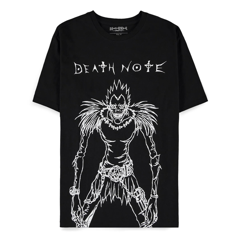 Maglietta Difuzed Death Note A Maniche Corte - Unisex, Colore Bianco Sparkling, Taglia X-Large