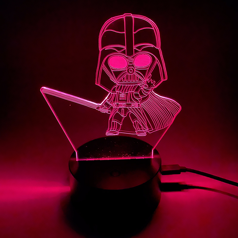 Акриловий світильник Star Wars: Darth Vader (Chibi), (44434) – купити в ...
