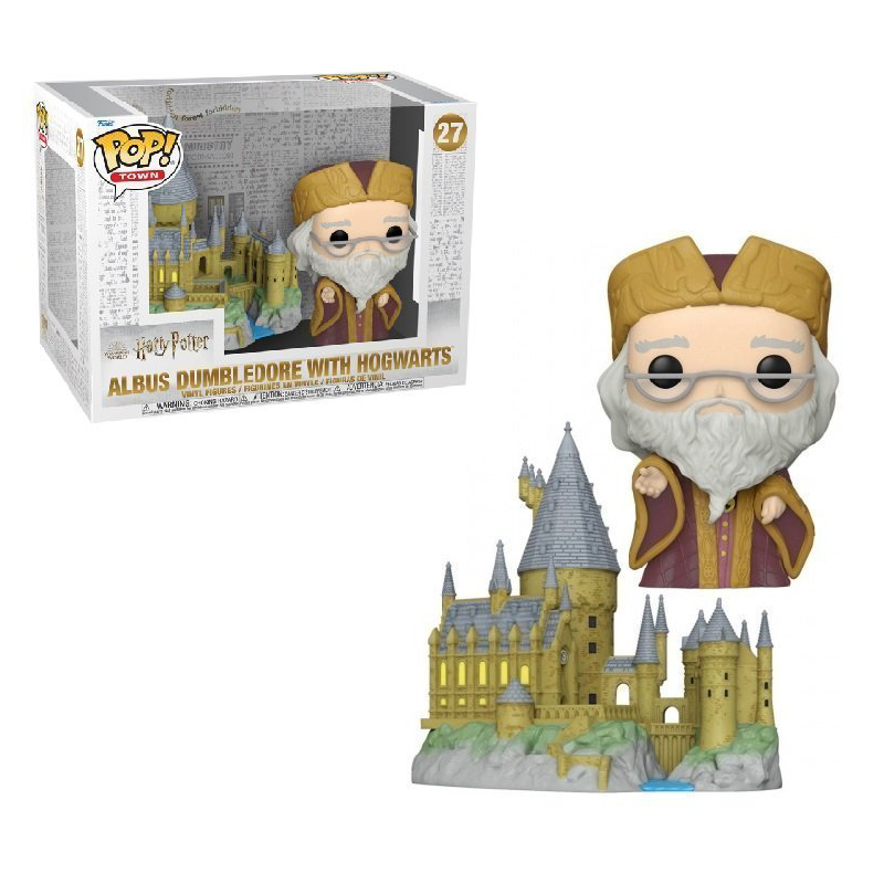 Фігурка Funko POP!: Town: Wizarding World: Harry Potter: Albus Dumbledore w/Hogwarts, (57369) – купити в інтернет-магазині World Of Comics : ціни, відгуки, фото, характеристики
