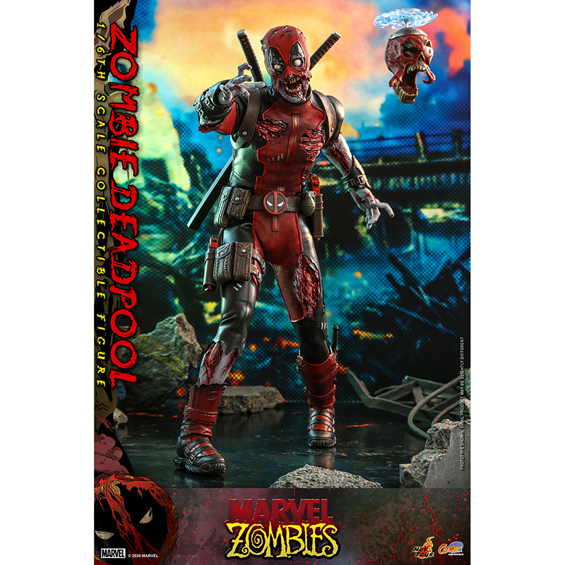 コミック マスターピース MARVEL ZOMBIE DEADPOOL Коллекционная фигура Hot Toys: Comic Masterpiece: Marvel: Zombies