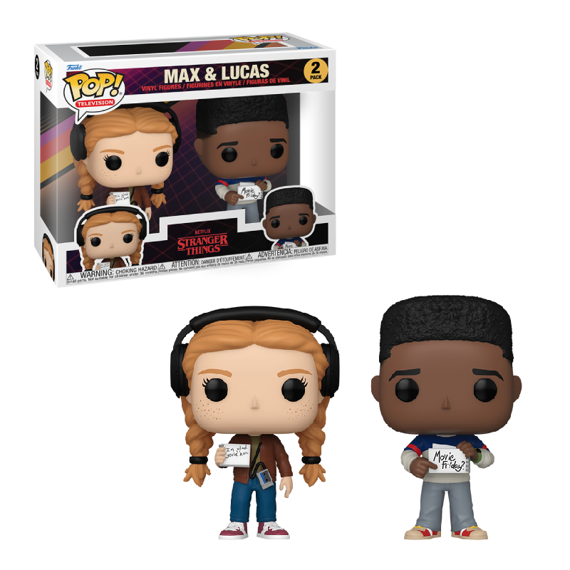 Фігурка Funko POP!: Television: Stranger Things: Max and Lucas (2-Рack), (801393) – купити в інтернет-магазині World Of Comics : ціни, відгуки, фото, характеристики